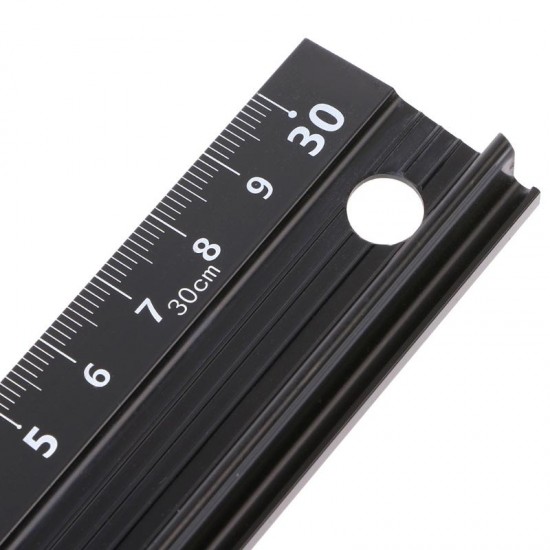 Multifunctional Aluminum Alloy Straight Ruler Cutting Protection Art Non-Slip Advanced Drawing Tool for Student Tailor Craftsmen