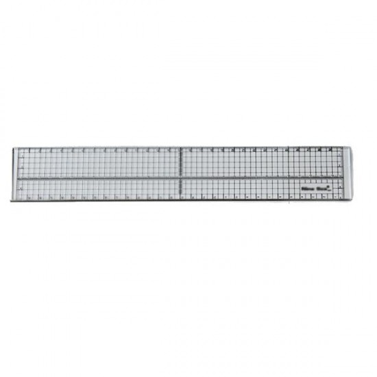 30cm Patchwork Ruler Aligned Cutting Metallic Edge Ruler