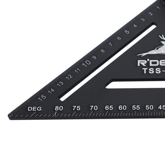150mm Angle Ruler Aluminun Alloy Triangle Ruler For DIY Home Builders Artists Woodworking Measuring Tools