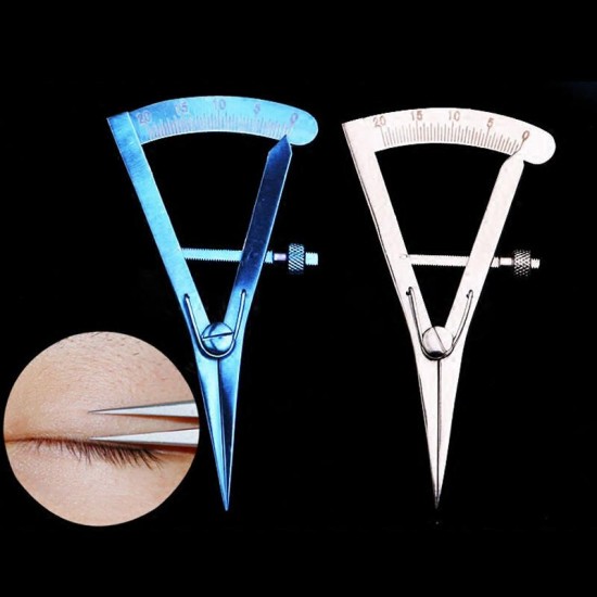 Stainless Steel Eyelid Caliper Screw Adjustment Styles Caliper 20mm Straight Ophthalmic Eye Instrument Tool Stainless Steel Eyelid Caliper Screw Adjustment Styles Caliper 20mm Straight Ophthalmic Eye Instrument Tool
