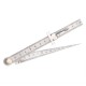 Stainless Steel Measuring Tool Wedge Taper Ruler 1-150mm Feeler Gauges Bore Measurement