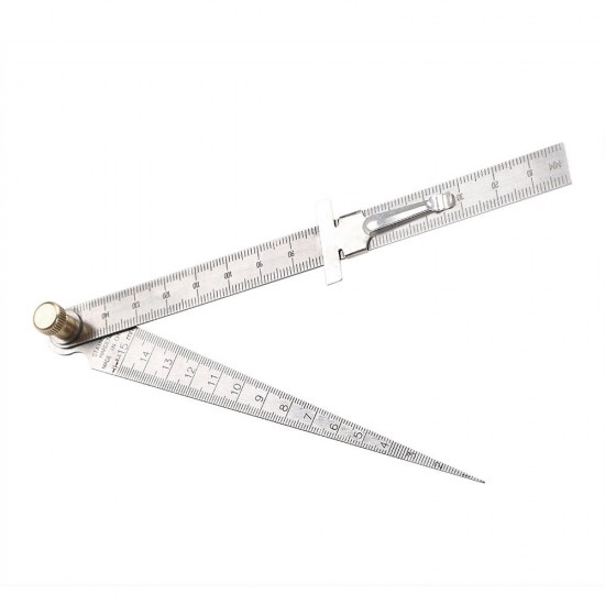 Stainless Steel Measuring Tool Wedge Taper Ruler 1-150mm Feeler Gauges Bore Measurement