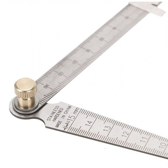 Stainless Steel Measuring Tool Wedge Taper Ruler 1-150mm Feeler Gauges Bore Measurement