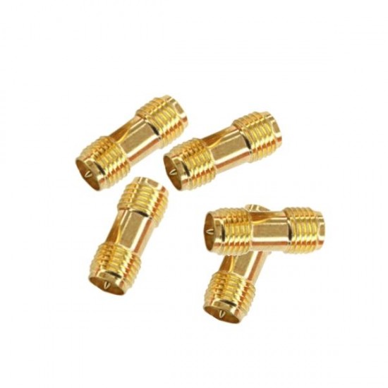 5 PCS RP-SMA Female to RP-SMA Female RF Coaxial Adapter Antenna Connector For FPV RC Drone