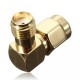 5Pcs SMA Male To SMA Female Jack Right Angle Crimp RF Adapter Connector