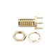 10pcs 50Ω Golden SMA-KWE to RP-SMA Female RF Connector Adapter Straight for RC Drone