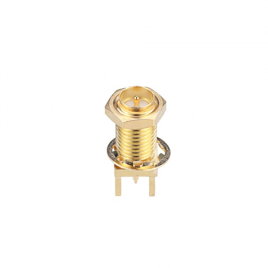 10pcs 50Ω Golden SMA-KWE to RP-SMA Female RF Connector Adapter Straight for RC Drone