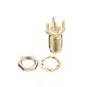 50Ω Golden SMA-KWE to RP-SMA Female RF Connector Adapter Straight for RC Drone