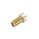 50Ω Golden SMA-KWE to RP-SMA Female RF Connector Adapter Straight for RC Drone 50Ω Golden SMA-KWE to RP-SMA Female RF Connector Adapter Straight for RC Drone