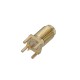 50Ω Golden SMA-KWE to RP-SMA Female RF Connector Adapter Straight for RC Drone 50Ω Golden SMA-KWE to RP-SMA Female RF Connector Adapter Straight for RC Drone