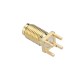 50Ω Golden SMA-KWE to RP-SMA Female RF Connector Adapter Straight for RC Drone 50Ω Golden SMA-KWE to RP-SMA Female RF Connector Adapter Straight for RC Drone