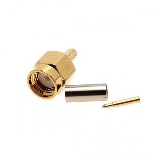 SMA Male 50-1.5 RF connector For RG174 RG316 LMR100 Cable