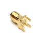 SMA/RP-SMA Female Connector Welding Base Soldering Mount for FPV Antenna RC Drone