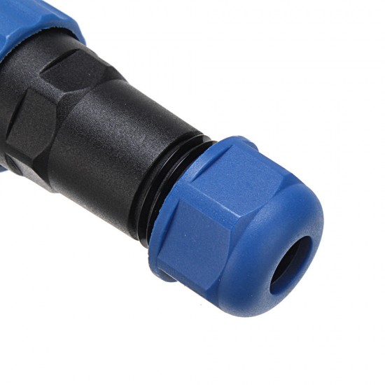 10pcs SP16 IP68 Waterproof Connector Male Plug & Female Socket 2 Pin Panel Mount Wire Cable Connector Aviation Plug