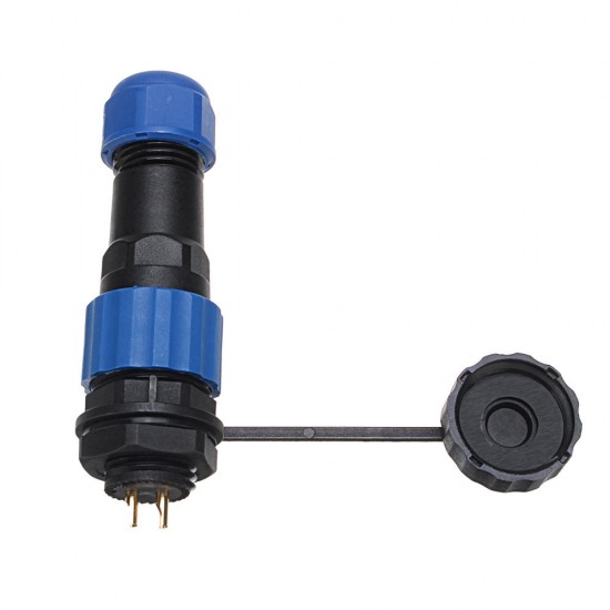 10pcs SP16 IP68 Waterproof Connector Male Plug & Female Socket 2 Pin Panel Mount Wire Cable Connector Aviation Plug