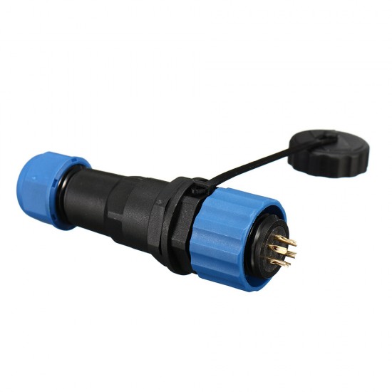 3Pcs SP16 IP68 Waterproof Connector Male Plug & Female Socket 6 Pin Panel Mount Wire Cable Connector Aviation Plug