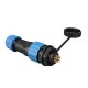 SP16 IP68 Waterproof Connector Male Plug & Female Socket 9 Pin Panel Mount Wire Cable Connector Aviation Plug SP16 IP68 Waterproof Connector Male Plug & Female Socket 9 Pin Panel Mount Wire Cable Connector Aviation Plug