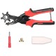 10 Inch Leather Revoling Hole Punch Heavy Duty 6 Size Pliers Punch Belt Holes Tool 10 Inch Leather Revoling Hole Punch Heavy Duty 6 Size Pliers Punch Belt Holes Tool