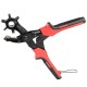10 Inch Leather Revoling Hole Punch Heavy Duty 6 Size Pliers Punch Belt Holes Tool