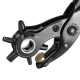 10 Inch Leather Revoling Hole Punch Heavy Duty 6 Size Pliers Punch Belt Holes Tool 10 Inch Leather Revoling Hole Punch Heavy Duty 6 Size Pliers Punch Belt Holes Tool