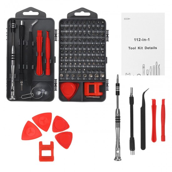 112-in-1 Electric Precision Screwdriver Set Screw Driver Bit Kit Multi-Function PC Phone Repair Device Repair Hand Tools 112-in-1 Electric Precision Screwdriver Set Screw Driver Bit Kit Multi-Function PC Phone Repair Device Repair Hand Tools