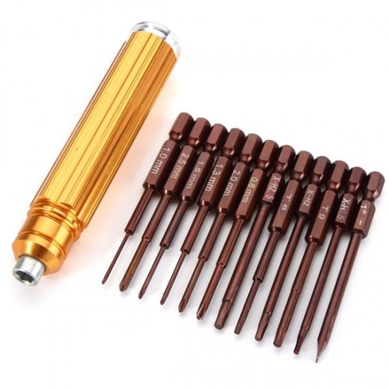 12 in 1 Repair Screwdriver Sets Repairtoolkit Prision Gold/Black Screwdriver 12 in 1 Repair Screwdriver Sets Repairtoolkit Prision Gold/Black Screwdriver