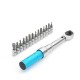 15pcs Torque Wrench Allen Key Tool Screwdriver Drive Socket Bit Set