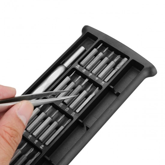 22Pcs Protable Multifunctional Screwdriver Kit Precision Household Repair Tool with Bits