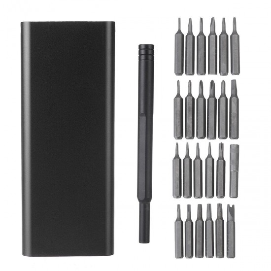 25 In 1 Magnetic Multi-Tool Screwdriver Set Alloy Case Repair Kit 25 In 1 Magnetic Multi-Tool Screwdriver Set Alloy Case Repair Kit