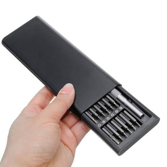 25 In 1 Multi-Tool Magnetic Precision Screwdriver Set Aluminum Alloy Case Repair Kit 25 In 1 Multi-Tool Magnetic Precision Screwdriver Set Aluminum Alloy Case Repair Kit
