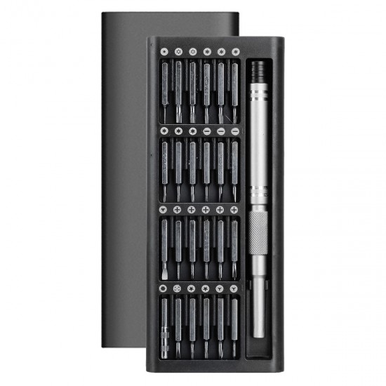 25 In 1 Multi-Tool Magnetic Precision Screwdriver Set Aluminum Alloy Case Repair Kit 25 In 1 Multi-Tool Magnetic Precision Screwdriver Set Aluminum Alloy Case Repair Kit