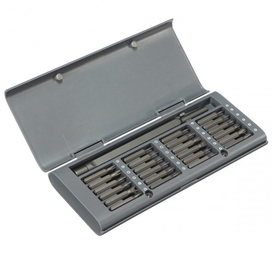 25 In 1 Precision Screwdriver Magnetic Screwdriver Set Repair Alloy Case Electronics Repair Tool Kit