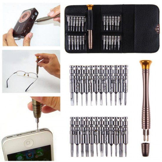 25 in 1 Precision Torx Screwdriver Repair Tool Set for Watch Cell Phone