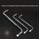 3-piece Set Turning Screwdriver 90 Degree Z-type Short Shank Screwdriver 3-piece Set Turning Screwdriver 90 Degree Z-type Short Shank Screwdriver