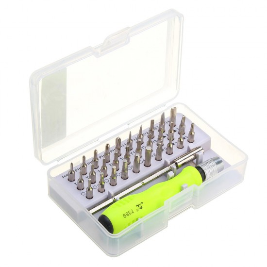 32 in 1 Precision Screwdriver Set Magnetic Screwdriver Set Phone Mobile iPad Camera Maintenance Tool Phillips Slotted Torx Hex Triangle Screwdriver