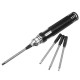 4 in 1 Hexagon Socket Screwdriver Set Allen Driver H1.5 H2.0 H2.5 H3.0mm Modeling Making Tools for Gundam Model Building 4 in 1 Hexagon Socket Screwdriver Set Allen Driver H1.5 H2.0 H2.5 H3.0mm Modeling Making Tools for Gundam Model Building