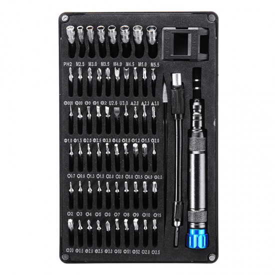 64-in-1 Precision Screwdriver Magnetic Screw Driver Multi-Function Watch Phone Disassembly Electronics Repair Pry Tool Set 64-in-1 Precision Screwdriver Magnetic Screw Driver Multi-Function Watch Phone Disassembly Electronics Repair Pry Tool Set