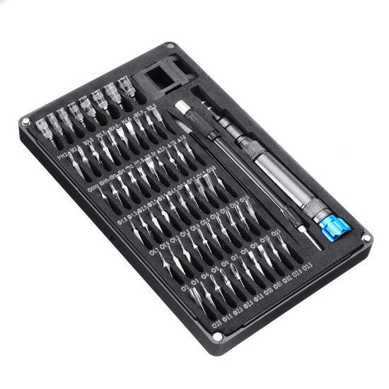64-in-1 Precision Screwdriver Magnetic Screw Driver Multi-Function Watch Phone Disassembly Electronics Repair Pry Tool Set 64-in-1 Precision Screwdriver Magnetic Screw Driver Multi-Function Watch Phone Disassembly Electronics Repair Pry Tool Set