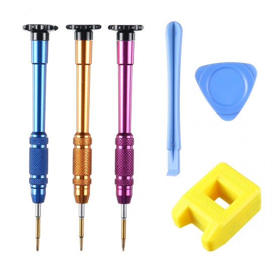 6PCS Precision Screwdriver Set Magnetic Professional Repair Screwdriver Tool Kit For Eletronics