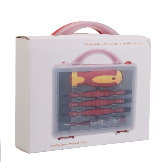 7 In 1 Electrician Screwdriver Insulated Screwdriver Chromium Vanadium Steel Repair Tool 7 In 1 Electrician Screwdriver Insulated Screwdriver Chromium Vanadium Steel Repair Tool