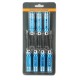 7PCS Black/Blue Stainless Steel Hex Screwdriver Screwdriver Kit Repairing Hand Tool