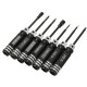 7PCS Black/Blue Stainless Steel Hex Screwdriver Screwdriver Kit Repairing Hand Tool