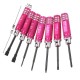 7PCS Stainless Steel Hex Screwdriver Kit Repairing Hand Tool