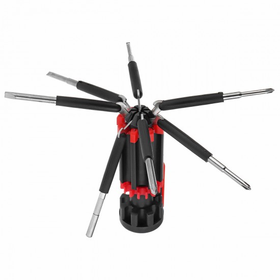 8 in 1 Multifunctional Screwdriver Cellphones Watches Home Appliances Repair Tools with Light