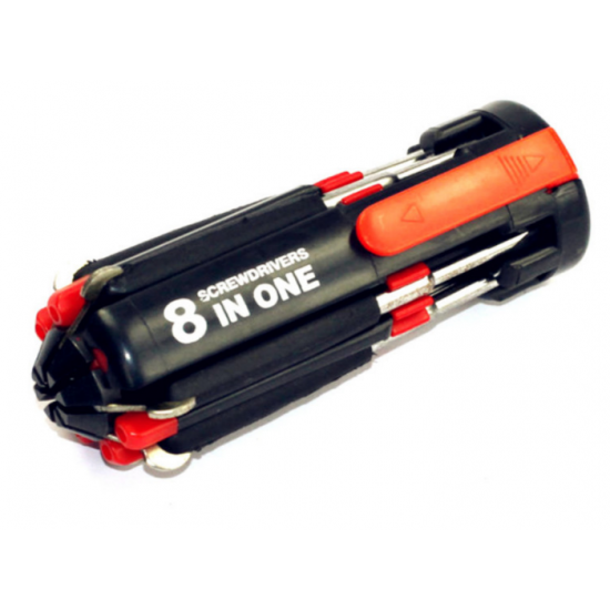 8 in 1 Multifunctional Screwdriver Cellphones Watches Home Appliances Repair Tools with Light 8 in 1 Multifunctional Screwdriver Cellphones Watches Home Appliances Repair Tools with Light