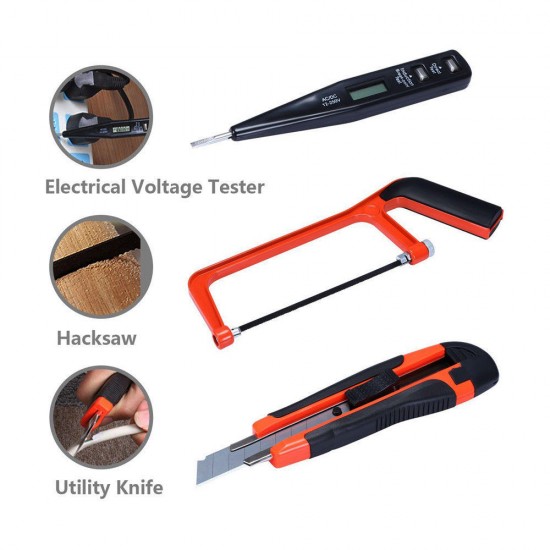 82Pcs Screwdriver Wrench Socket Pliers Hammer Home Hardware Combination Kit Maintenance DIY Tool 82Pcs Screwdriver Wrench Socket Pliers Hammer Home Hardware Combination Kit Maintenance DIY Tool