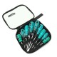 9Pcs Chrome-Vanadium Steel Slotted & Phillips Screwdriver Tool Set Magnetic Tip