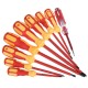 9Pcs Electricians Insulated Magnetic Screwdrivers Hand Screwdriver Tools Set Multifunctional Insulated Screw Driver