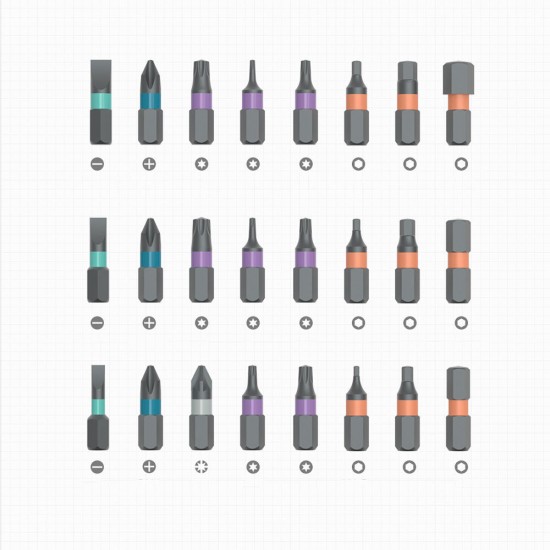 RS1 24 in 1 Multi-purpose Ratchet Wrench Screwdriver S2 Magnetic Bits Tools Set DIY Household Repair Tool From RS1 24 in 1 Multi-purpose Ratchet Wrench Screwdriver S2 Magnetic Bits Tools Set DIY Household Repair Tool From