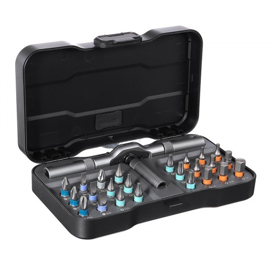 RS1 24 in 1 Multi-purpose Ratchet Wrench Screwdriver S2 Magnetic Bits Tools Set DIY Household Repair Tool From RS1 24 in 1 Multi-purpose Ratchet Wrench Screwdriver S2 Magnetic Bits Tools Set DIY Household Repair Tool From